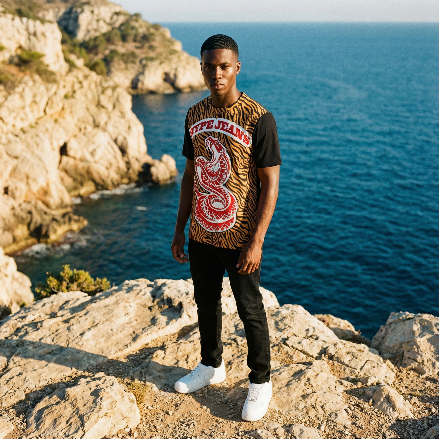 Hype Jeans Company Tiger print Kids Tee