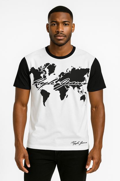 Hype Jeans Company Global Men's Tee (Black) Men's Tee - Hype Jeans Company - Hype Jeans 