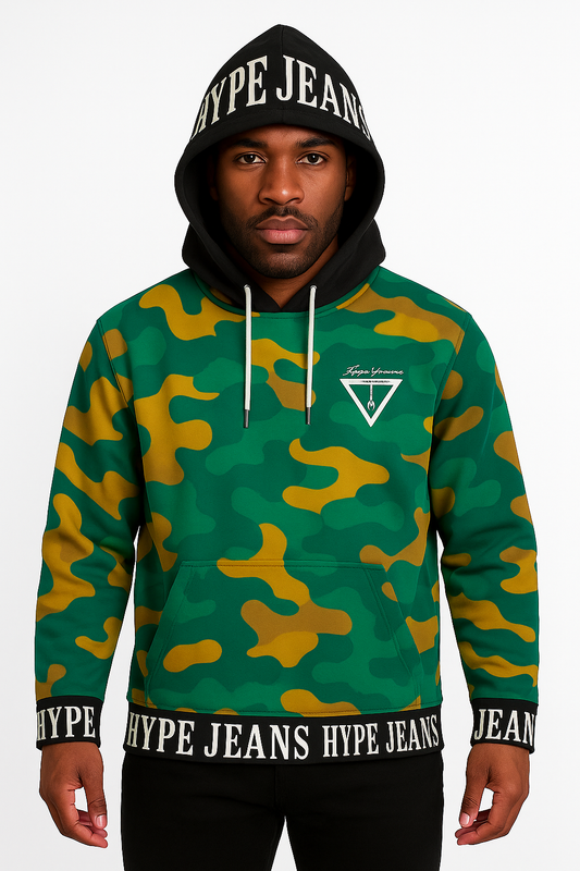 Hype Jeans Company - Forest fall fade camo Men's Hoodie
