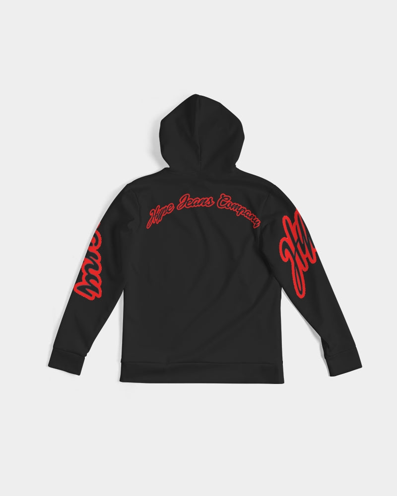 Hype Jeans Monogram Black Men's All-Over Print Hoodie