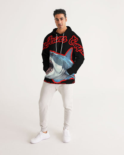 Hype Jeans Monogram Black Men's All-Over Print Hoodie