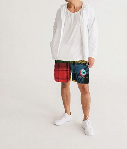 Hype Jeans 5 way plaid Men's Jogger Shorts