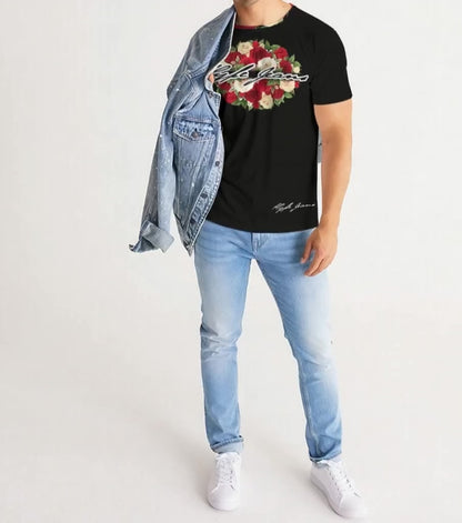 Hype Jeans Company Simply Floral (Black) Men's Tee
