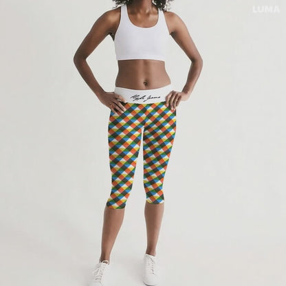 Hype Jeans Company Women's Mid-Rise Capri (Multi- Colors)