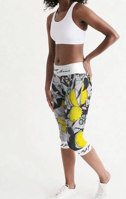 Hype Jeans Company Summer forest  Women's Mid-Rise Capri