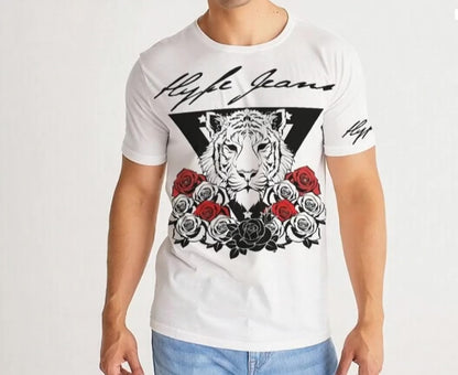 Hype Jeans Company Rose Flowers WHITE Men's Tee