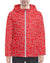 Hype Jeans Company Men's Hooded Puffer Jacket Monogram Red