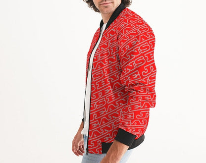 Hype Jeans Company Monogram Red Men's Bomber Jacket