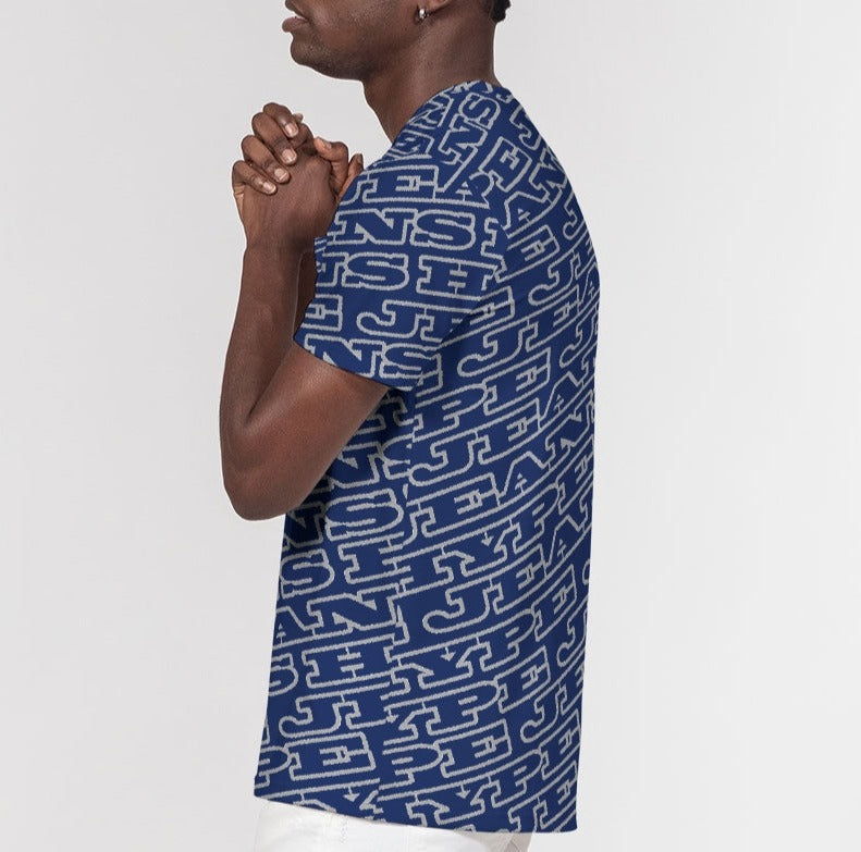 Hype Jeans MonoGram Navy Blue Men's Everyday Pocket Tee