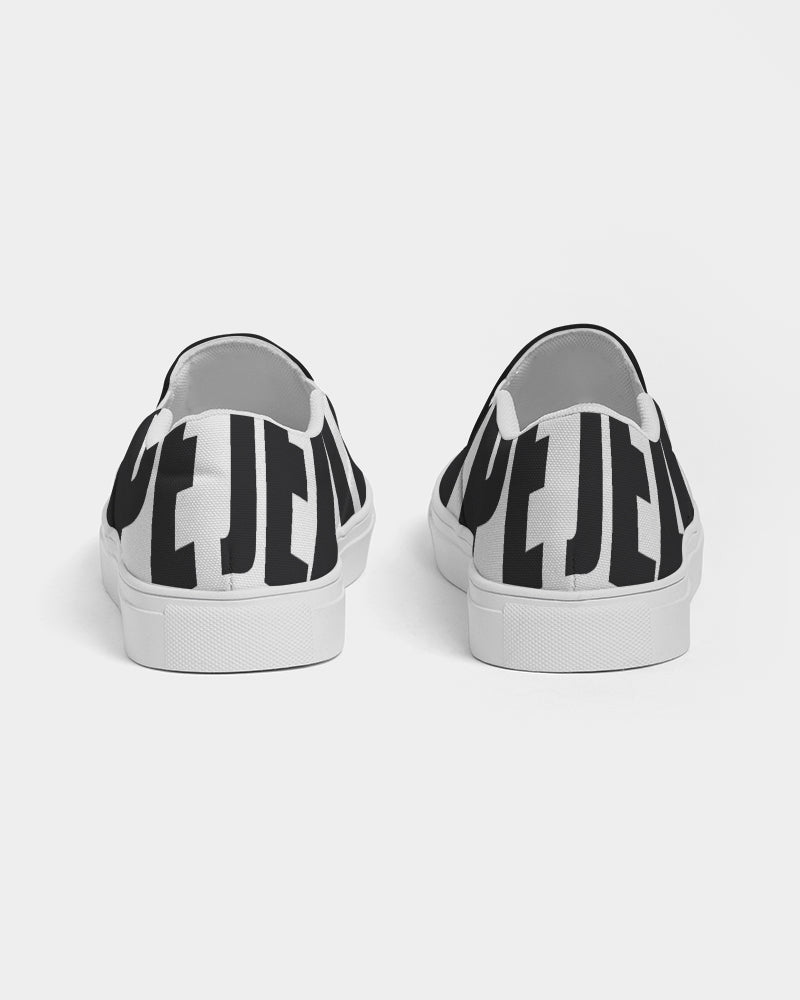 Hype Jeans Company  Women's Slip-On Canvas Shoe ( Black / white )