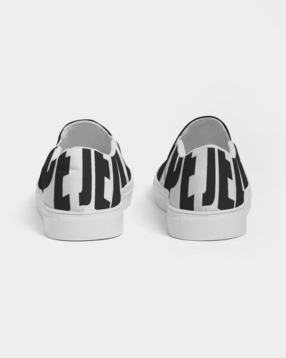 Hype Jeans Company  Women's Slip-On Canvas Shoe ( Black / white )