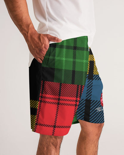 Hype Jeans 5 way plaid Men's Jogger Shorts