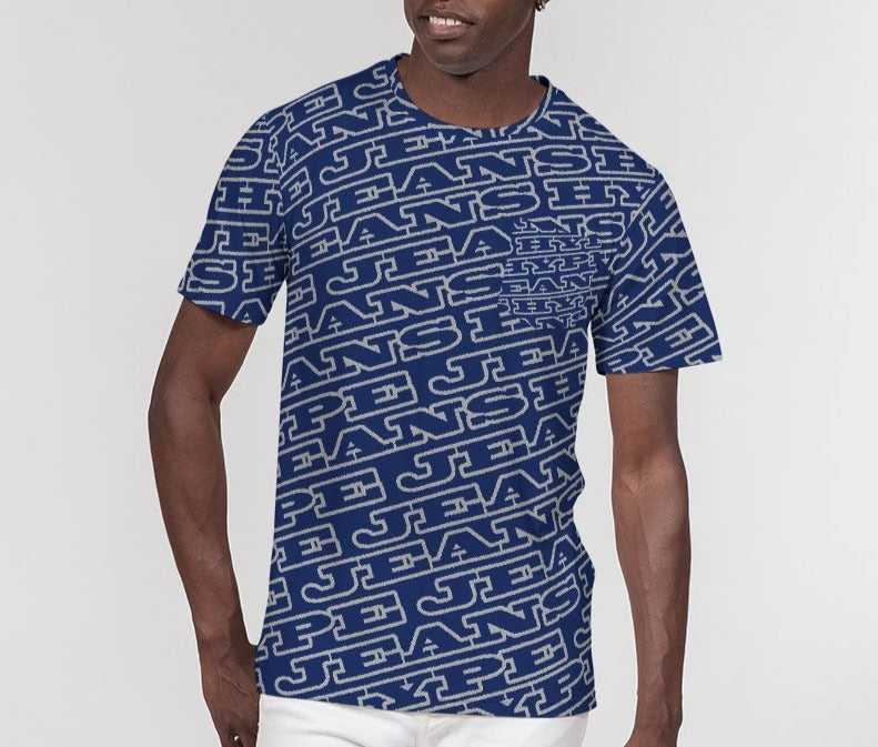 Hype Jeans MonoGram Navy Blue Men's Everyday Pocket Tee