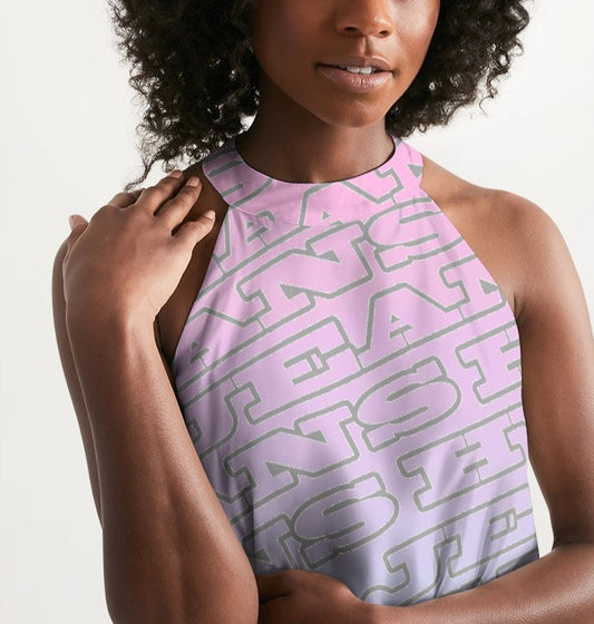 Hype Jeans Company Light Purple  Women's Halter Dress - Hype Jeans Company - Hype Jeans 