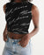 Hype Jeans  (Black/white) Women's Twist-Front Tank - Hype Jeans Company - Hype Jeans
