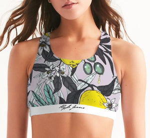 Hype Jeans Company Summer forest  Women's Seamless Sports Bra