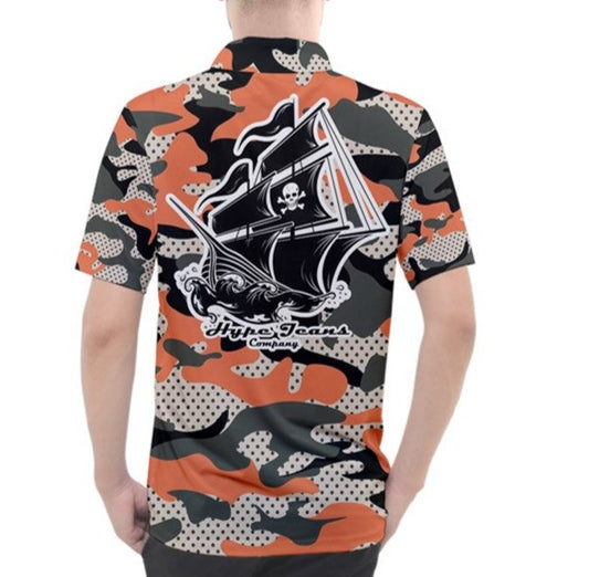 Hype Jeans Company orange fatigue Men's Polo Tee - Hype Jeans Company - Hype Jeans 