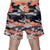 Hype Jeans Company orange camo Men's Cotton Shorts