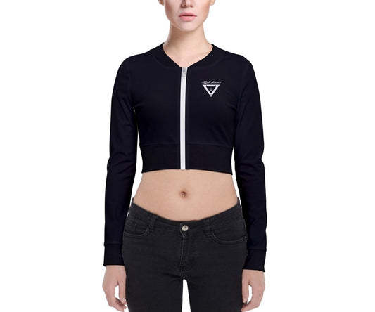 Hype Jeans Company Womens Long Sleeve Zip Up Bomber Jacket