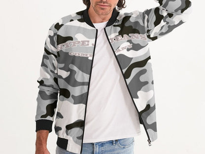 Hype Jeans Company Camo Black / White Men's Bomber Jacket
