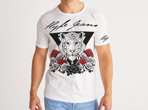 Hype Jeans Company Rose Flowers WHITE Men's Tee