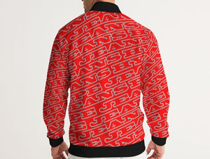 Hype Jeans Monogram Red Men's Track Jacket