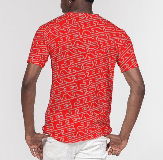 Hype Jeans Monogram Red Men's Everyday Pocket Tee