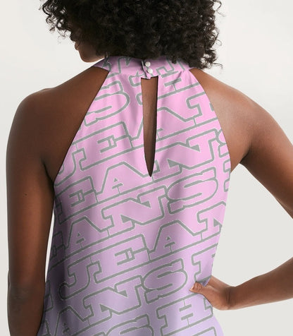 Hype Jeans Company Light Purple  Women's Halter Dress