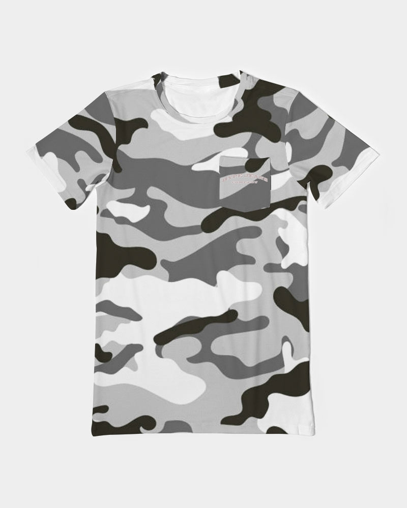 Hype Jeans Company Camo Black / White Men's Everyday Pocket Tee