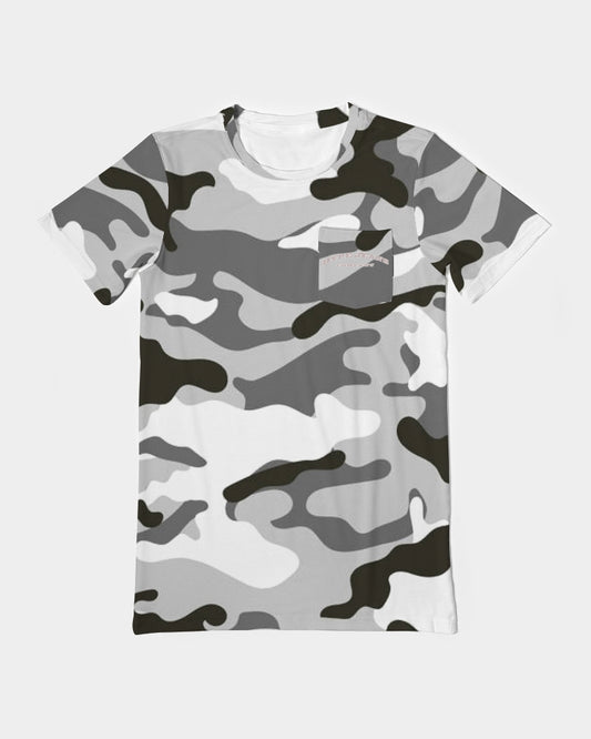 Hype Jeans Company Camo Black / White Men's Everyday Pocket Tee