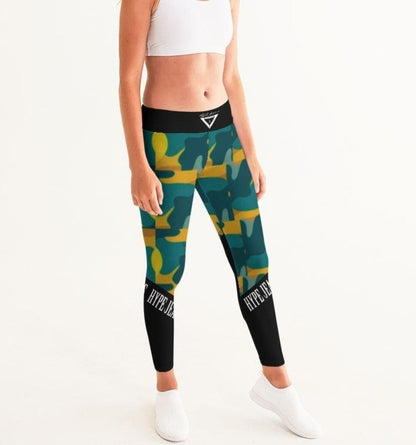 Hype Jeans Company - Forest fall fade camo Women's Yoga Pants - Hype Jeans Company - Hype Jeans 