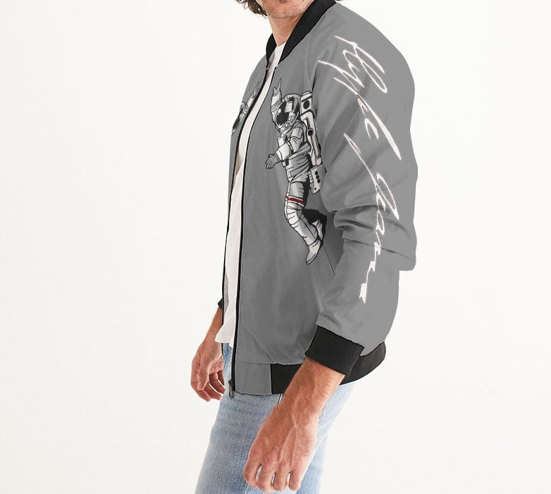 Hype Jeans Space Man Gray Men's Bomber Jacket