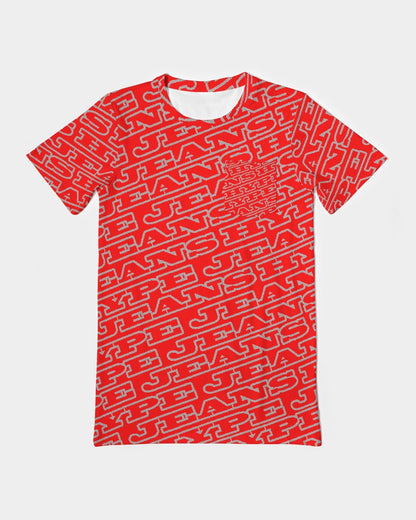 Hype Jeans Monogram Red Men's Everyday Pocket Tee - Hype Jeans Company - Hype Jeans 