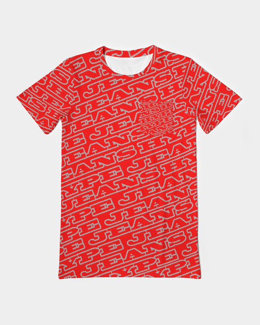 Hype Jeans Monogram Red Men's Everyday Pocket Tee - Hype Jeans Company - Hype Jeans 
