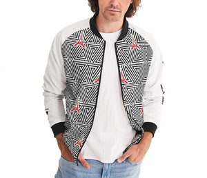 Hype Jeans The Standard HJ finese (white) Men’s Bomber Jacket - Hype Jeans Company - Hype Jeans