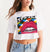 Hype Jeans Company Lip Drip Women's Cropped Tee