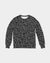 Hype Jeans Monogram Black Men's Classic French Terry Crewneck Pullover