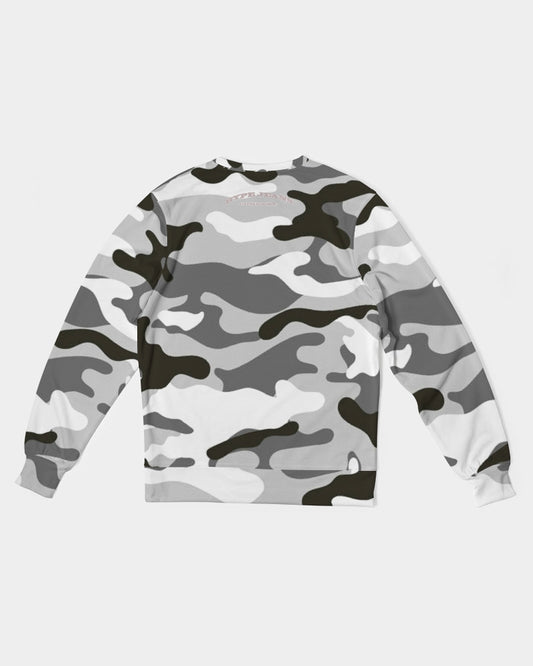 Hype Jeans Company Camo Black / White Men's Classic French Terry Crewneck Pullover - Hype Jeans Company - Hype Jeans 