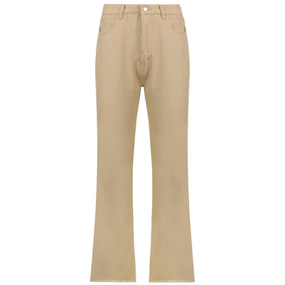 Hype Jeans Company - Women Denim-  Straight Slim High Waist Jeans 717