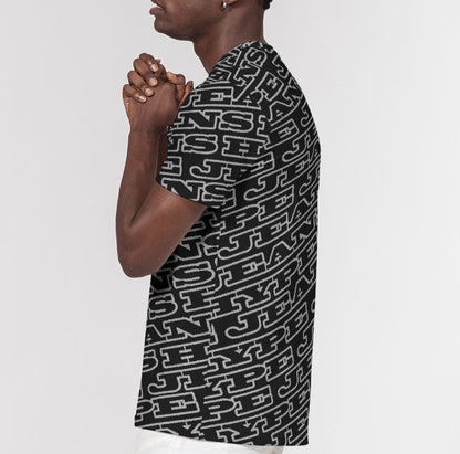 Hype Jeans Monogram Black Men's Everyday Pocket Tee
