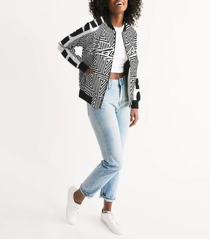 Hype Jeans Women's Mosaic Bomber Jacket - Hype Jeans Company - Hype Jeans