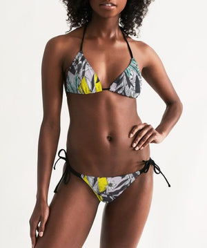 Hype Jeans Company Summer forest  Women's Triangle String Bikini