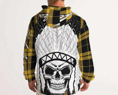 Hype Jeans Company Yellow Plaid Men's Windbreaker