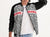 HYPE JEANS COMPANY TIGER PRINT MEN'S BOMBER JACKET (BLACK/ WHITE)