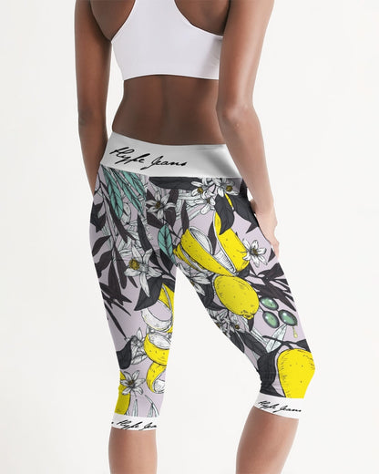 Hype Jeans Company Summer forest  Women's Mid-Rise Capri