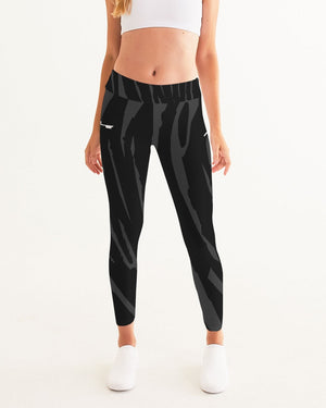 Hype Jeans Company BLACK / GRAY Women's Yoga Pants
