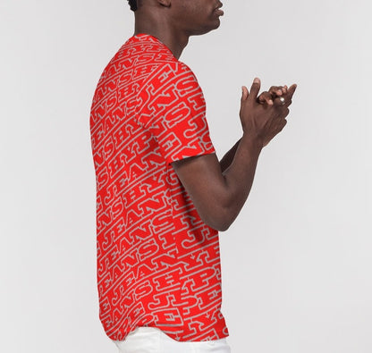 Hype Jeans Monogram Red Men's Everyday Pocket Tee - Hype Jeans Company - Hype Jeans 