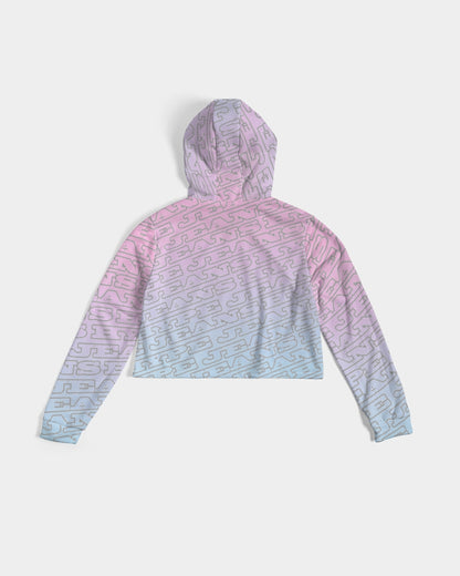 Hype Jeans Company Light Purple  Women's Cropped Hoodie