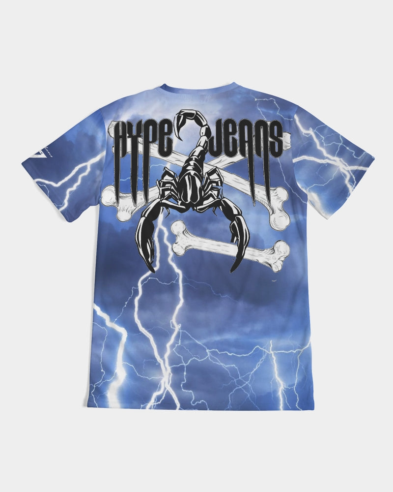 Hype Jeans Company Scorpion Thunder Men's Tee- blue