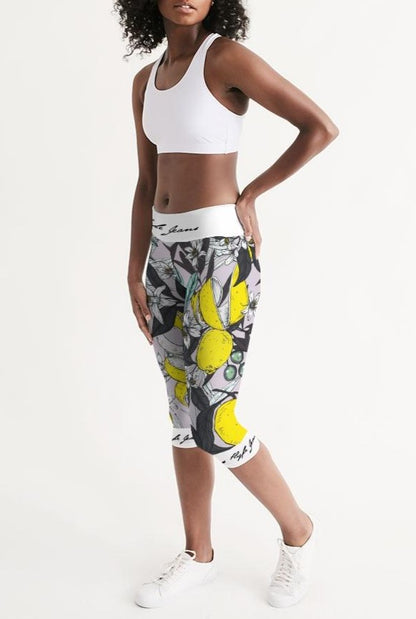 Hype Jeans Company Summer forest  Women's Mid-Rise Capri